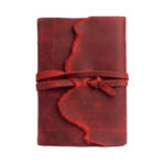 Raw Leather Wrap Notebook
